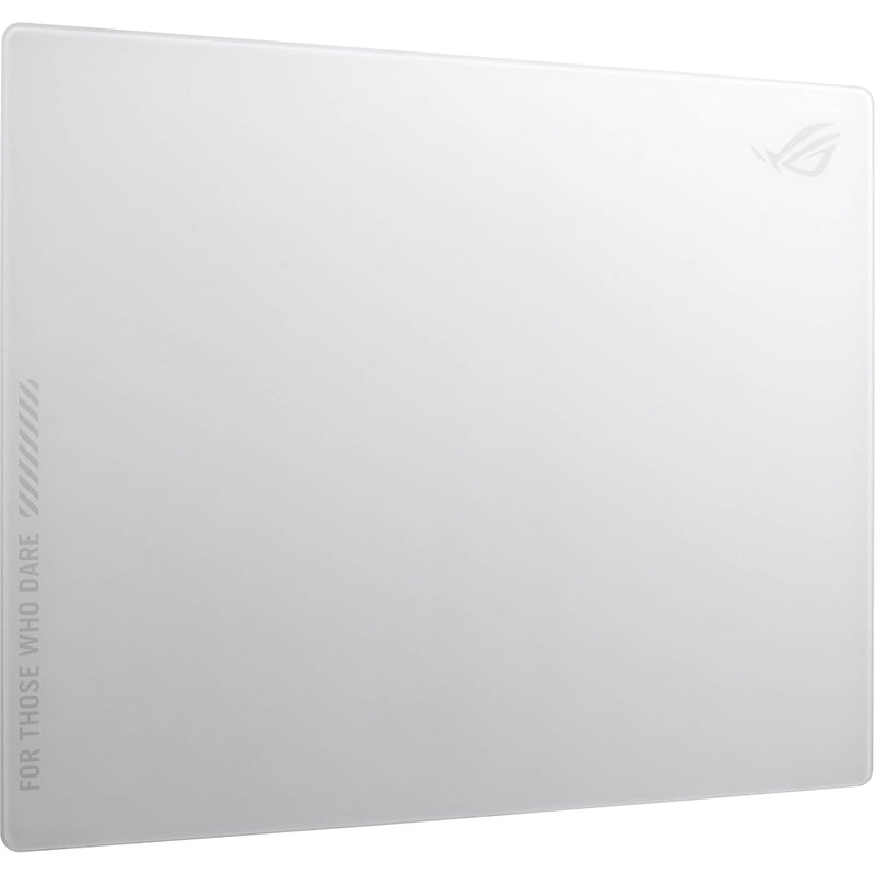 ASUS Republic of Gamers Moonstone Ace L Glass Gaming Mouse Pad (Moonlight White)