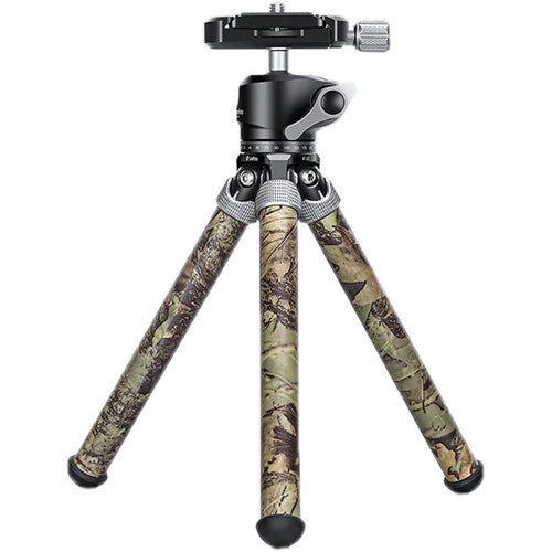 Leofoto MT-02C Mini Tabletop Travel Tripod with LH-22 Mini Ball Head (Camo)