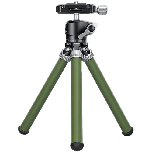 Leofoto MT-02C Mini Tabletop Travel Tripod with LH-22 Mini Ball Head (Olive Green)