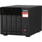 QNAP TS-473A 4-Bay NAS Enclosure with QSW-1105-5T Network Switch