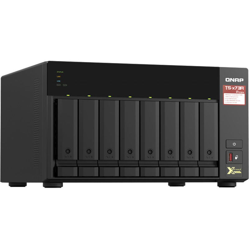 QNAP TS-873A 8-Bay NAS Enclosure with QSW-1105-5T Network Switch