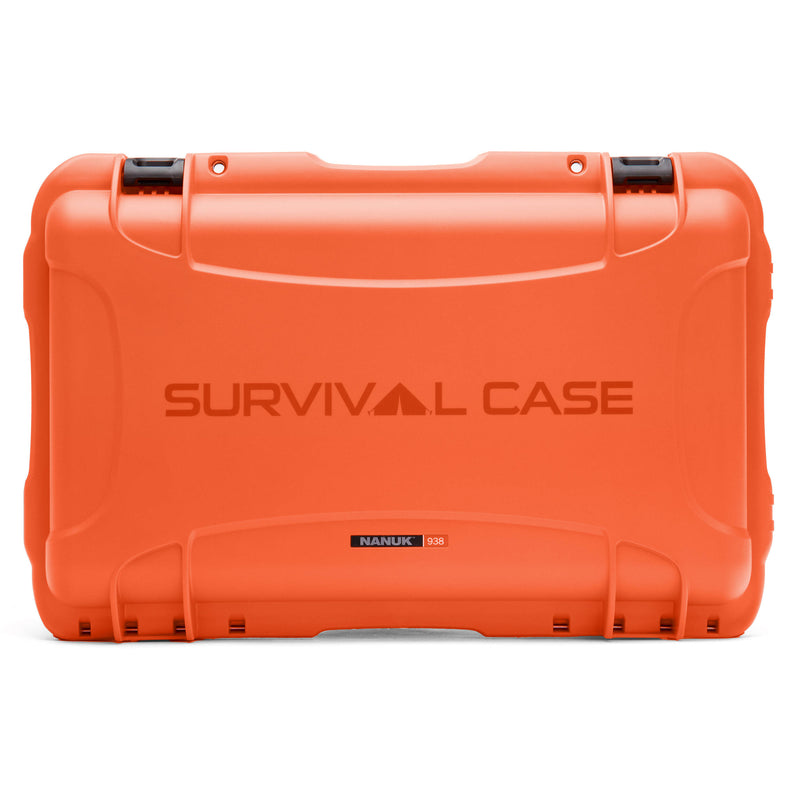 Nanuk 938 Survival Gear Wheeled Hard Case (Orange, 51.1L)