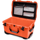 Nanuk 938 Survival Gear Wheeled Hard Case with Lid Organizer&nbsp;(Orange, 51.1L)