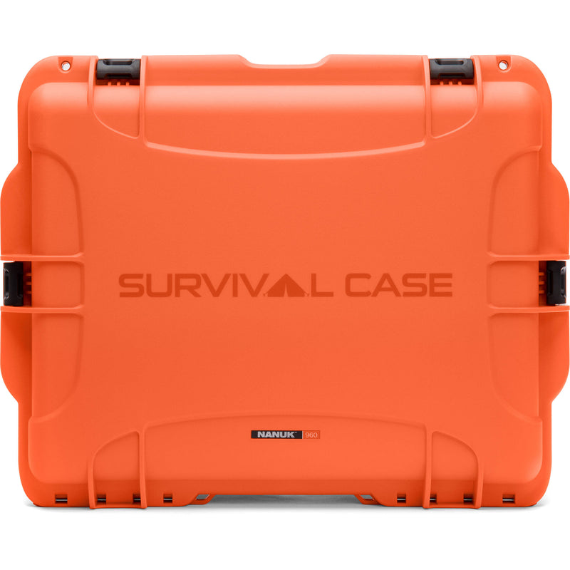 Nanuk 960 Survival Gear Wheeled Hard Case (Orange, 79L)