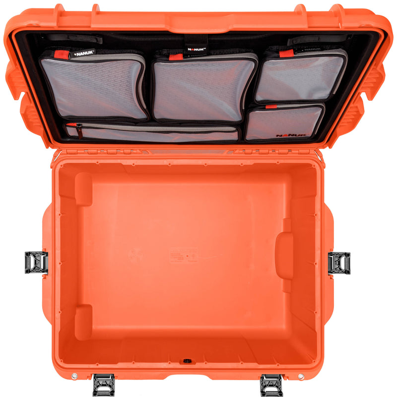 Nanuk 960 Survival Gear Wheeled Hard Case with Lid Organizer&nbsp;(Orange, 79L)