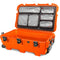 Nanuk 962 Survival Hard Case with Lid Organizer (Orange, 70L)