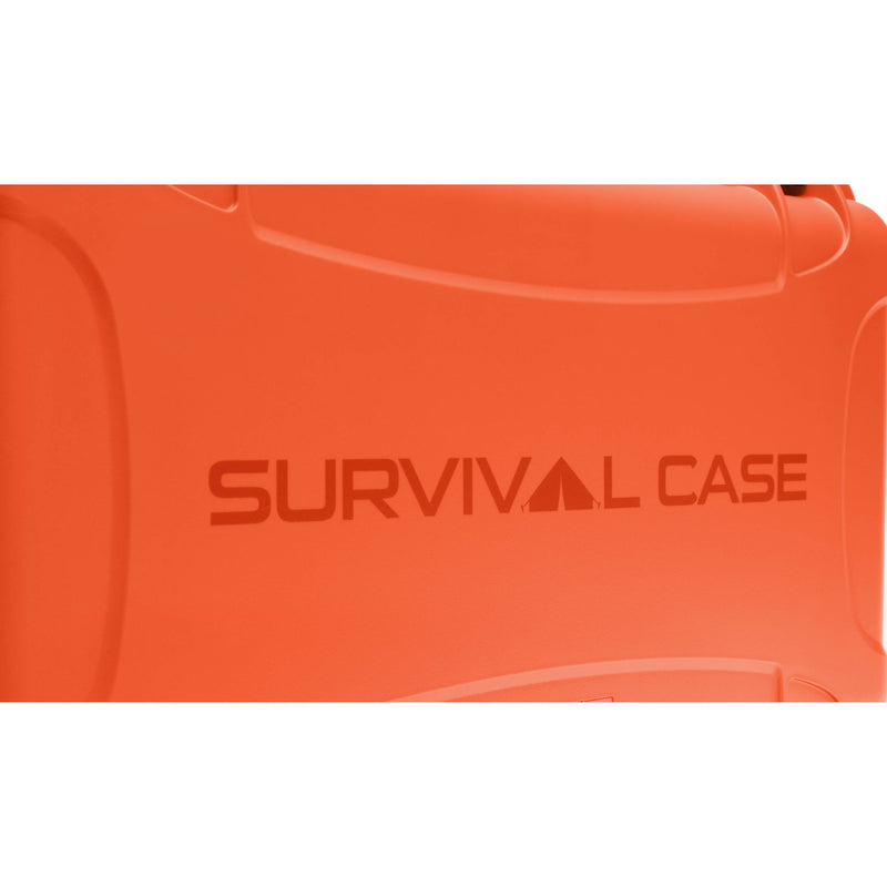 Nanuk 962 Survival Hard Case with Lid Organizer (Orange, 70L)