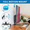 Mount-It! MI-2757 Freestanding Monitor Arm with Height Adjustment for 17 to 32" Displays