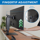 Mount-It! MI-2757 Freestanding Monitor Arm with Height Adjustment for 17 to 32" Displays