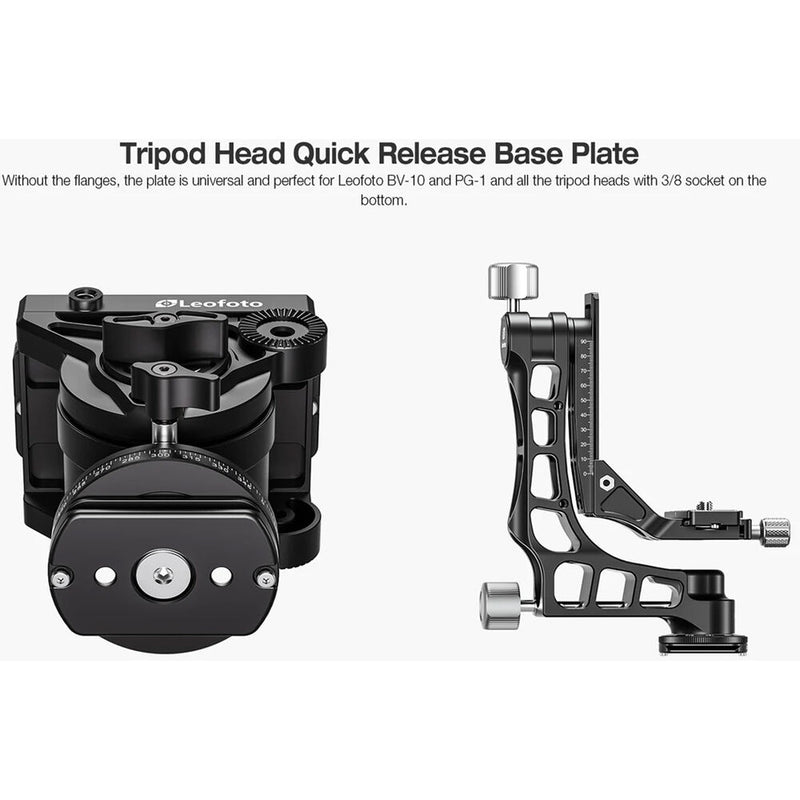 Leofoto P-LH47 Tripod Head Quick Release Base Plate (2.4")