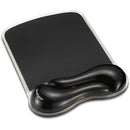 Kensington Duo Gel Mouse Pad with Wrist Rest (Black and Black)