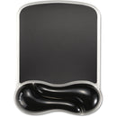 Kensington Duo Gel Mouse Pad with Wrist Rest (Black and Black)