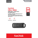 SanDisk 256GB Ultra Slider USB-C 3.2 Gen 1 Flash Drive