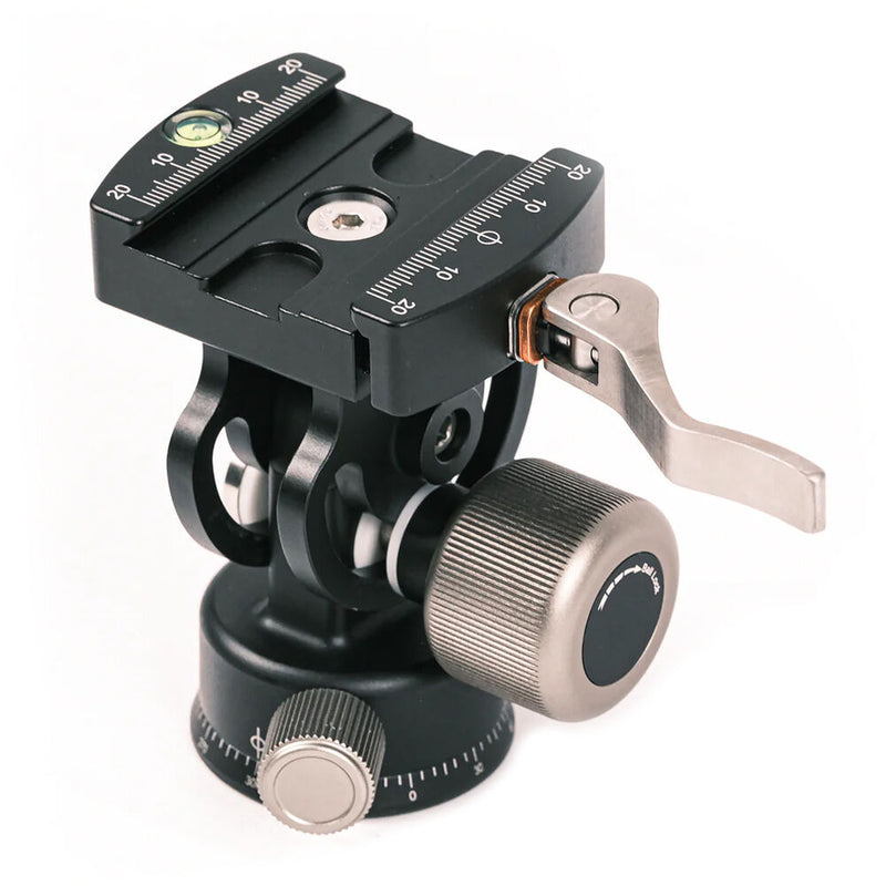 Leofoto VH-20LR 2-Way Monopod Head with Lever Release Clamp