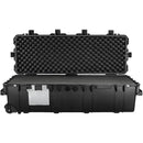 Eylar XL 44-Inch Deep Heavy Transport Roller Rifle Hard Case with Foam (Black)