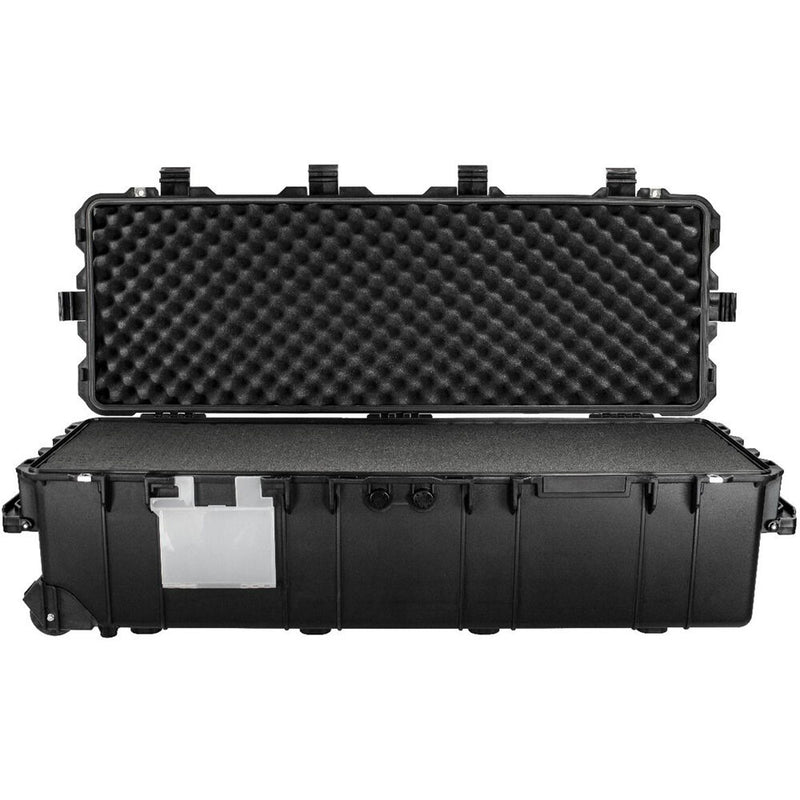 Eylar XL 44-Inch Deep Heavy Transport Roller Rifle Hard Case with Foam (Black)