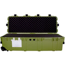 Eylar XL 44-Inch Deep Heavy Transport Roller Rifle Hard Case with Foam (Green)