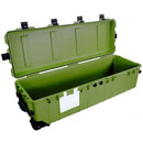 Eylar XL 44-Inch Deep Heavy Transport Roller Rifle Hard Case with Foam (Green)