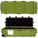 Eylar XL 44-Inch Deep Heavy Transport Roller Rifle Hard Case with Foam (Green)