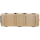 Eylar XL 44-Inch Deep Heavy Transport Roller Rifle Hard Case with Foam (Tan)