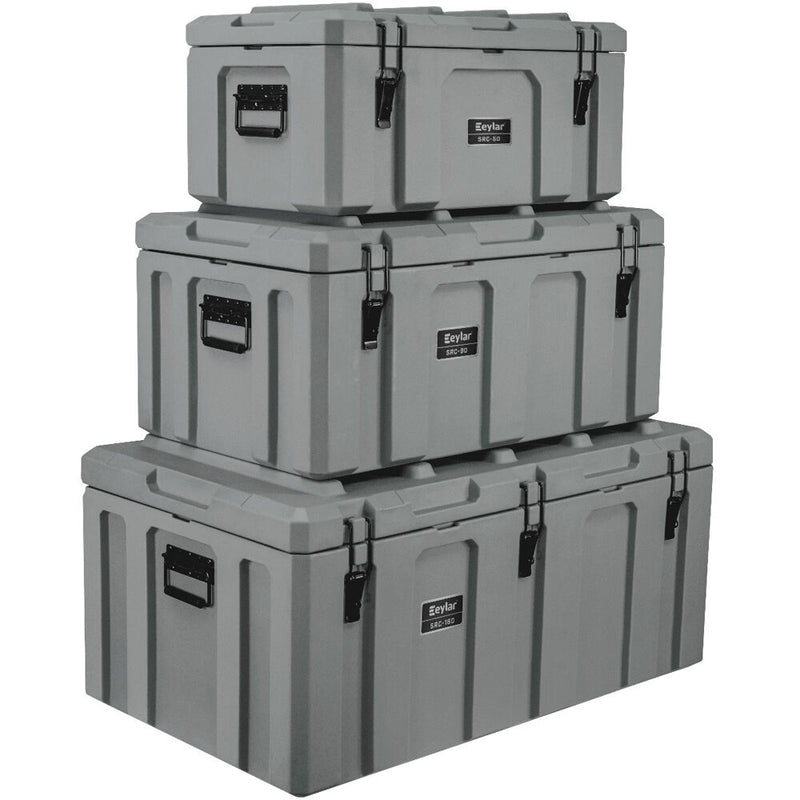 Eylar Crossover Roto-Molded Equipment Case Set (3-Piece, Gray)