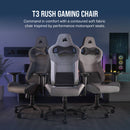 Corsair T3 RUSH Fabric Gaming Chair (Charcoal)