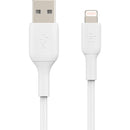 Belkin BoostCharge Braided USB-C to Lightning Cable (White, 6.6')