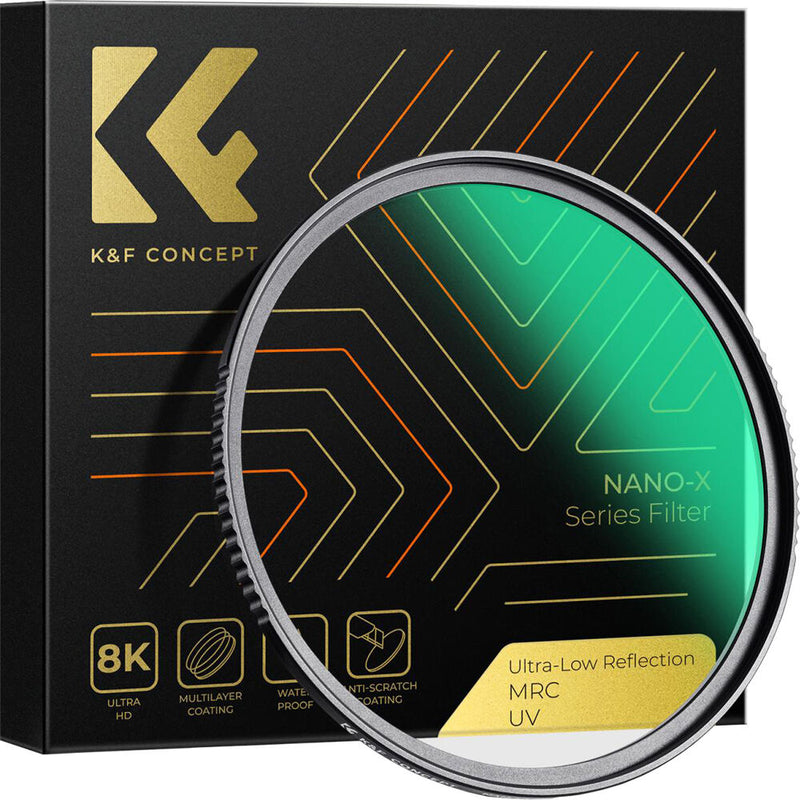 K&F Concept Nano-X Series Ultra-Low Reflection UV Filter (37mm)