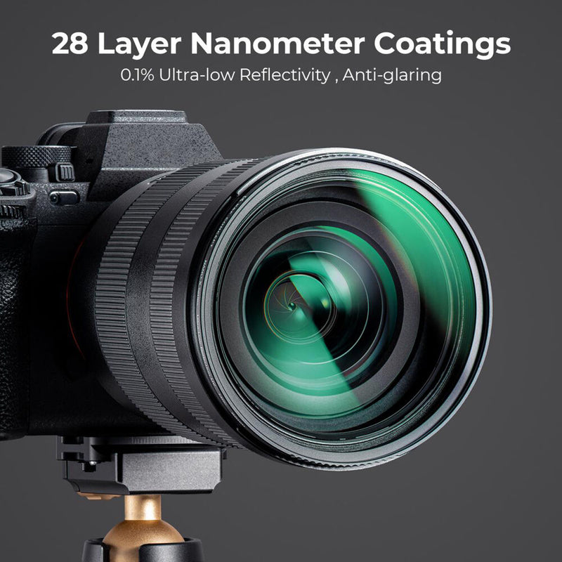 K&F Concept Nano-X Series Ultra-Low Reflection UV Filter (37mm)