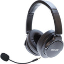 Maxell ANC BT132 Bass 13 Wireless Active Noise-Canceling Headphones with Detachable Boom Microphone