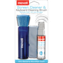 Maxell Screen Cleaner with Brush and Cloth Set