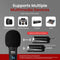 Pyle Pro Universal UHF 4-Channel Wireless Handheld Microphone System (Black, 500 to 938 MHz)