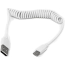 Ultimaxx USB-C 2.0 to USB-A Coiled Data Cable (12 to 36")