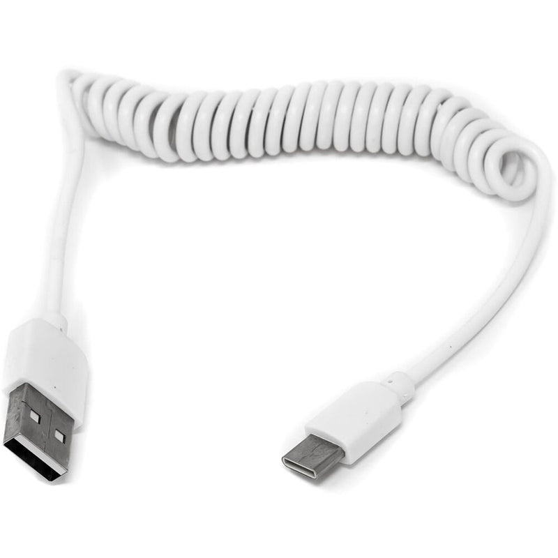 Ultimaxx USB-C 2.0 to USB-A Coiled Data Cable (12 to 36")