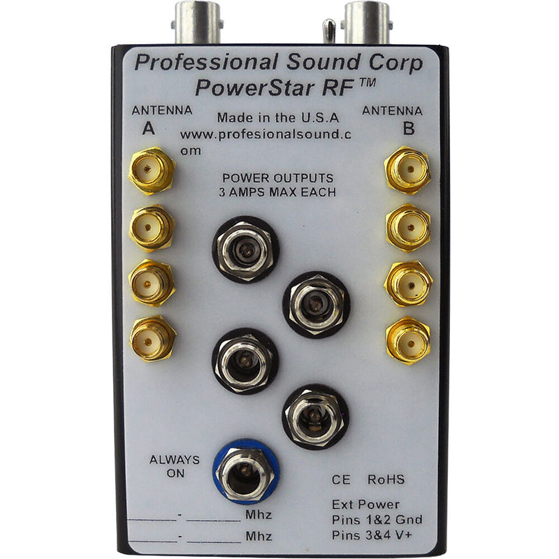 PSC PowerStar RF Power and Diversity Antenna Distribution System (Wide-Band, 470 to 960 MHz)