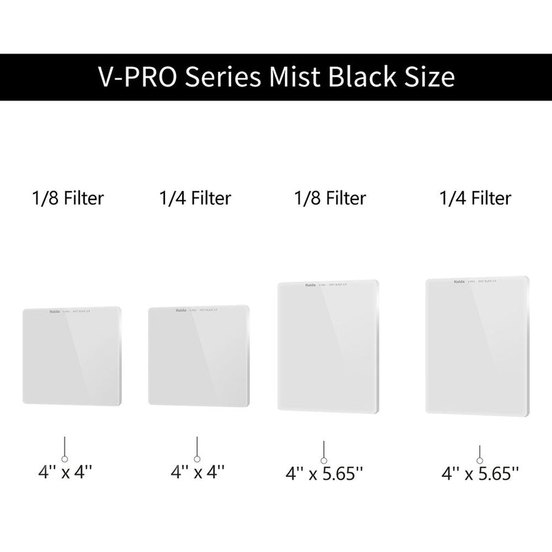 Haida V-PRO Series Mist Black Filter (4 x 5.65", 1/8)