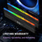 Silicon Power 32GB Zenith RGB 6000 MHz DDR5 Desktop Memory Kit (2 x 16GB, Black)