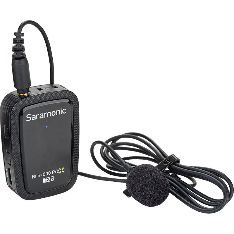 Saramonic Blink 500 ProX TXR Transmitter/Recorder with Built-In Mic and Lavalier Mic (2.4 GHz)