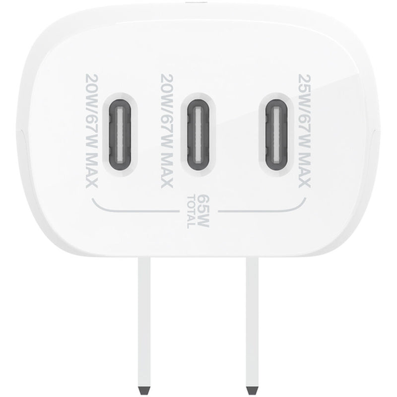 Belkin BoostCharge 67W 3-Port USB-C PPS/PD Wall Charger