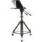 ikan 15" Widescreen Teleprompter with Tally Light, Pedestal & Dolly Turnkey