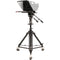 ikan 15" Widescreen Teleprompter with Tally Light, Pedestal & Dolly Turnkey with Travel Case