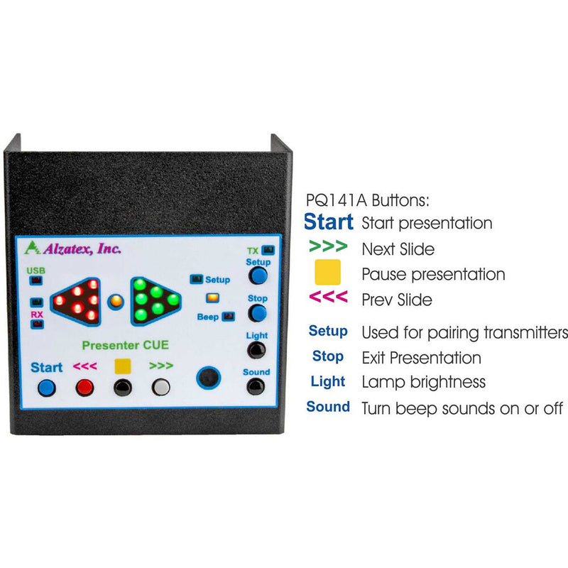 Alzatex Wired Presenter Cue Remote Control for PowerPoint Presentations