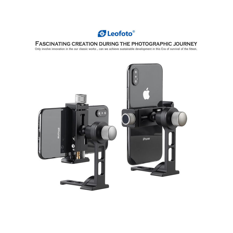 Leofoto PS-1 Smartphone Stand and PC-90II Clamp Combo