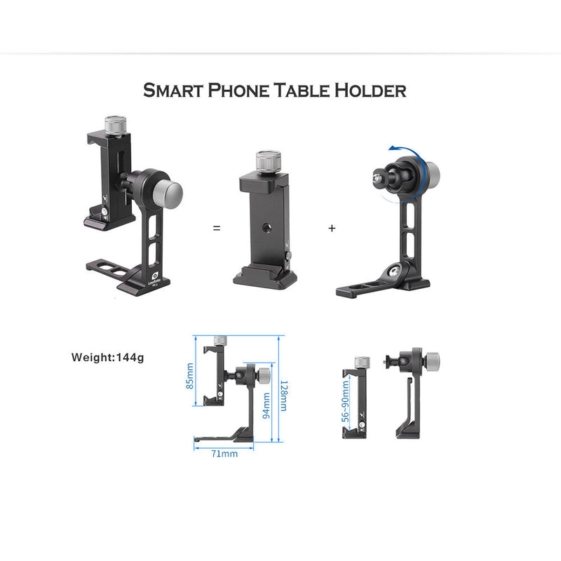 Leofoto PS-1 Smartphone Stand and PC-90II Clamp Combo