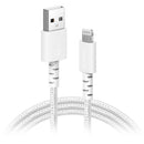 ANKER Powerline Select+ Braided USB-A to Lightning Cable (6', White)