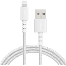 ANKER Powerline Select+ Braided USB-A to Lightning Cable (6', White)