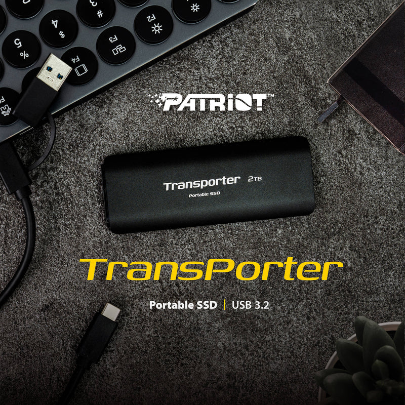 Patriot 512GB Transporter USB 3.2 Gen 2 Portable SSD