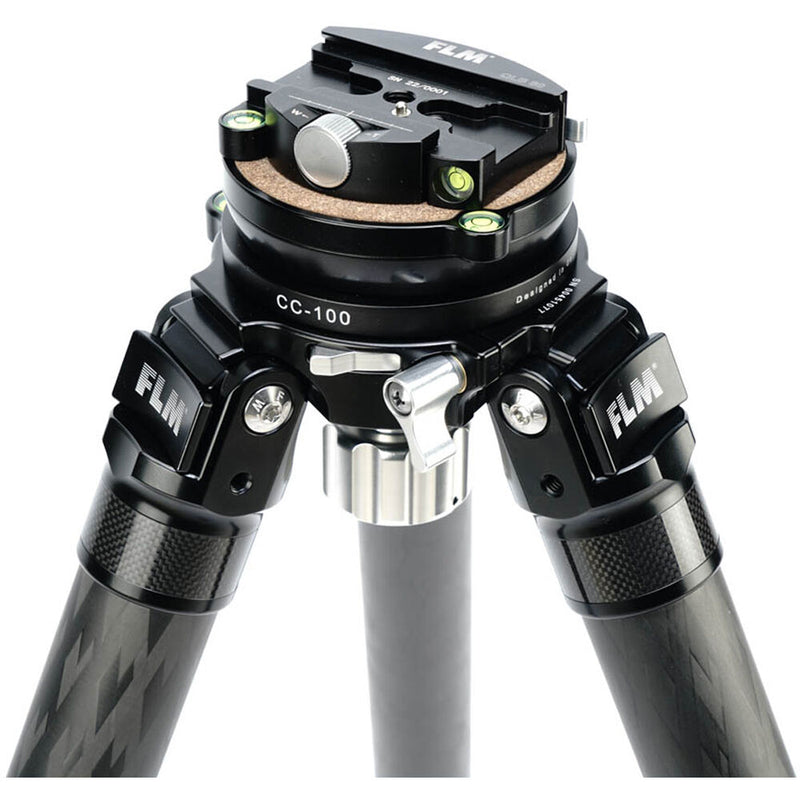 FLM Atlas 42-S2 Tripod with 75mm Half Ball Leveler and Quick Release Clamp