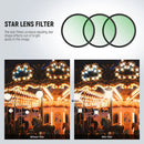 Neewer Star Filter Kit (55mm, 3-Piece)