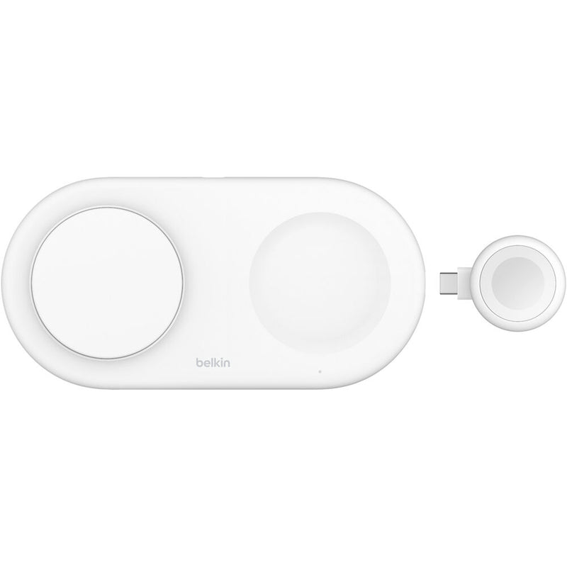 Belkin BoostCharge Pro 3-in-1 Magnetic Wireless Charging Pad with Qi2 (White)